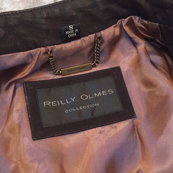 Reilly Olmes Collection Leather Moto Jacket - Picture 4 of 8